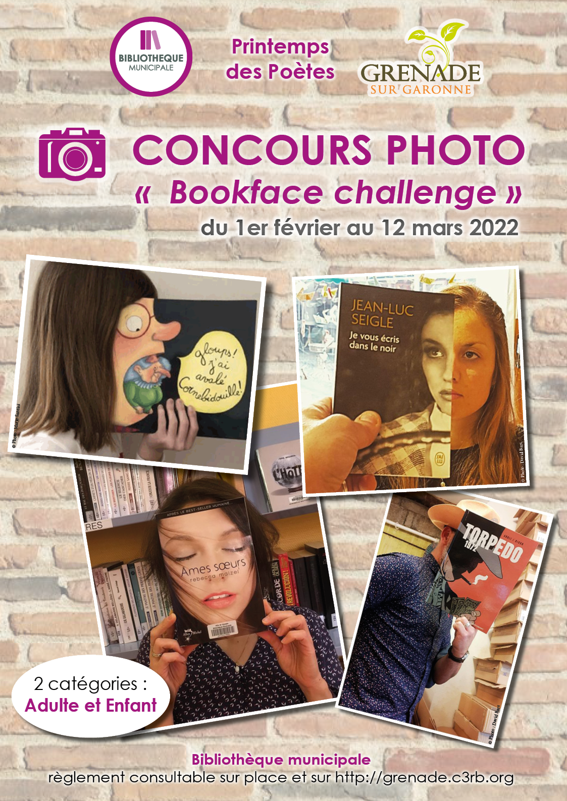 Concours Photo « Bookface challenge »