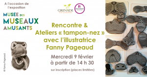Rencontre et atelier avec l'artiste Fanny Pageaud @ Bibliothèque municipale Saint Exupéry | Grenade | Occitanie | France
