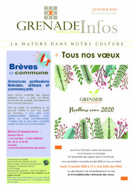 Grenade Infos - janvier 2020
