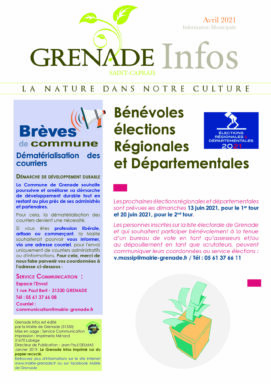Grenade Infos - avril 2021