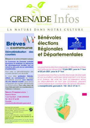 Grenade Infos - avril 2021