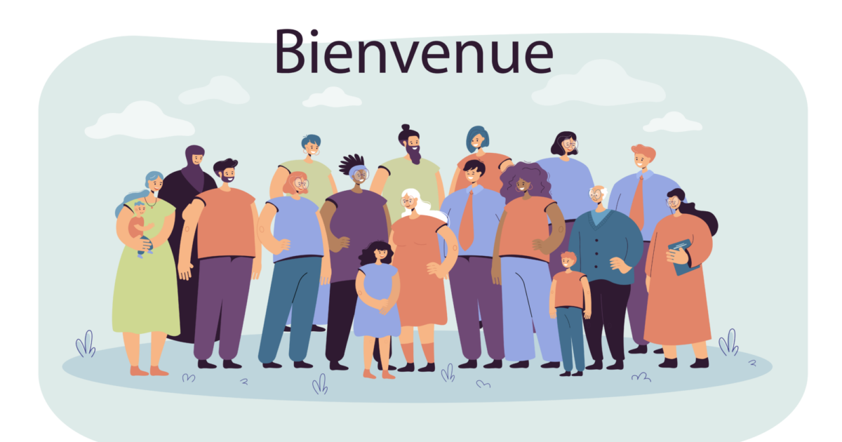 Image de bienvenue pour les nouveaux habitants.
